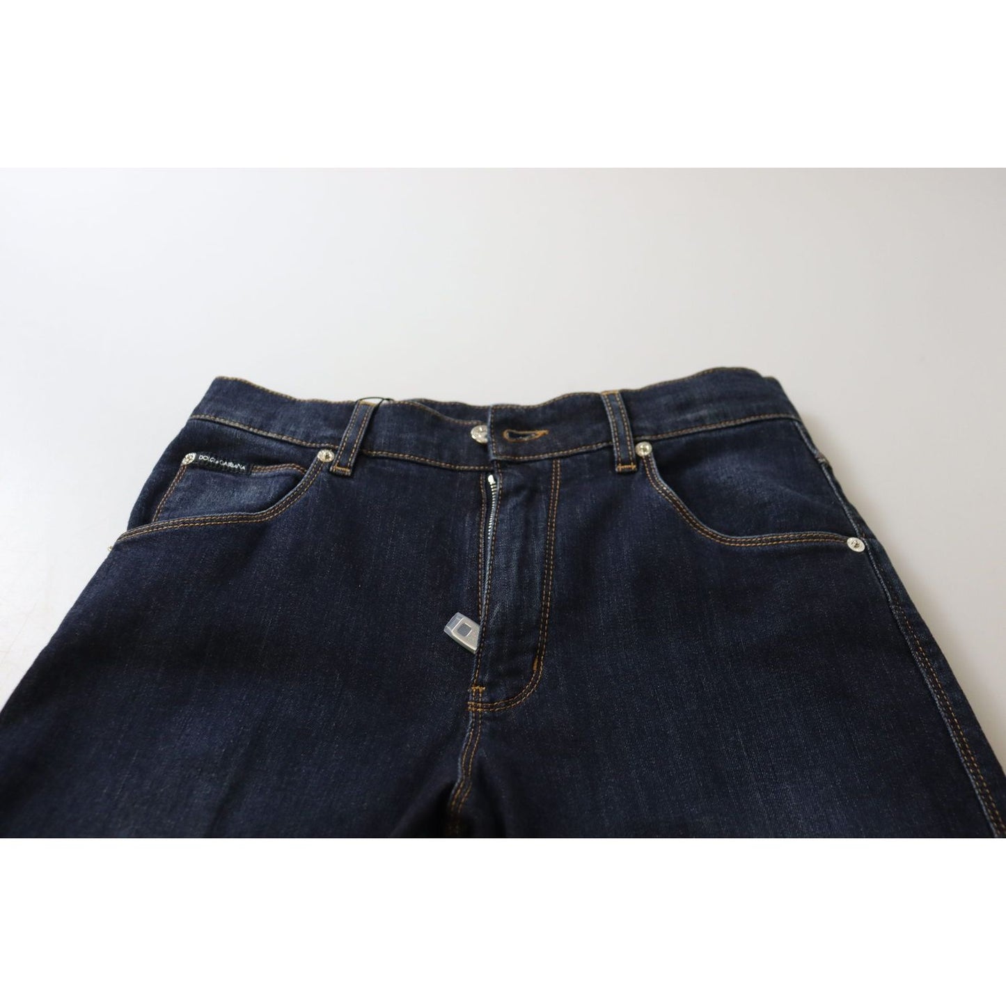 Dolce & Gabbana Elevate Your Denim Game with High Waist Skinny Jeans Dolce & Gabbana Dark Slate Gray