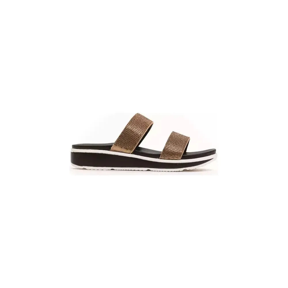 Péché Originel Beige Textile Women Sandal WOMAN SANDALS Péché Originel Beige