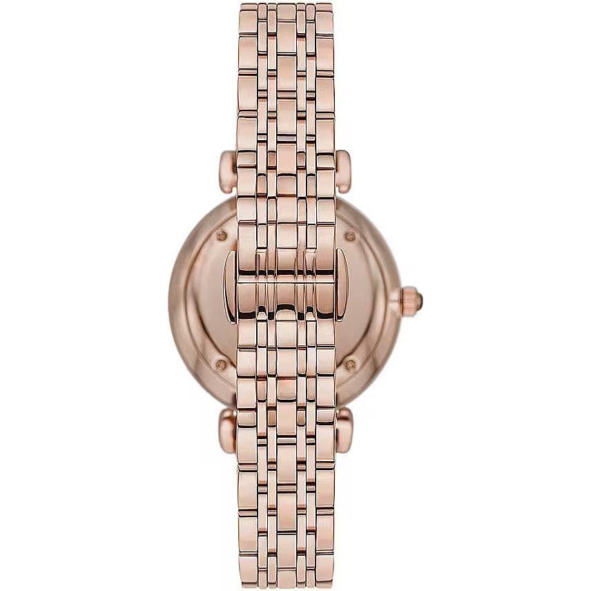 Emporio Armani Elegant Rose Gold-Tone Ladies Watch Emporio Armani Light Gray