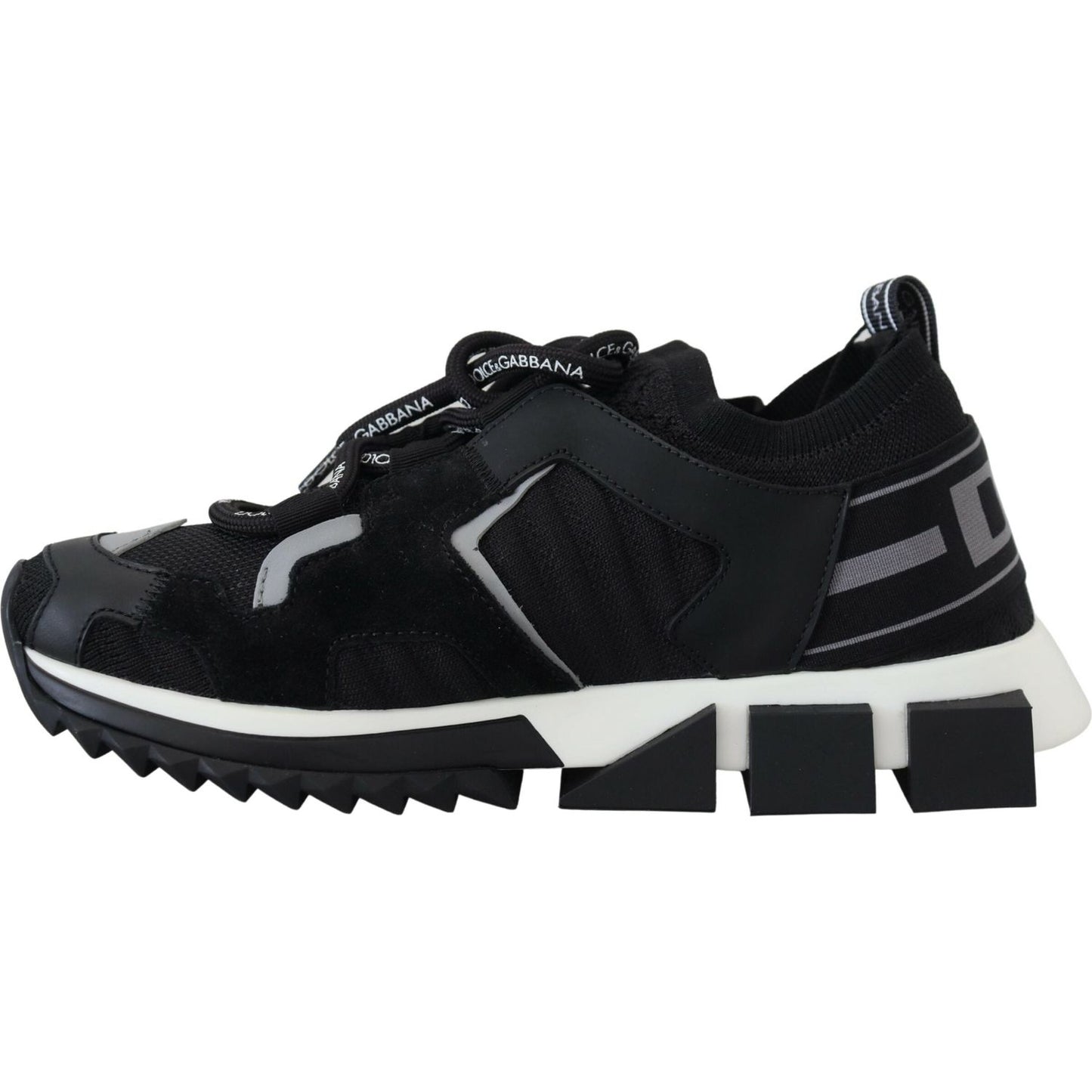 Dolce & Gabbana Chic Sorrento Slip-On Sneakers in Monochrome Dolce & Gabbana Black