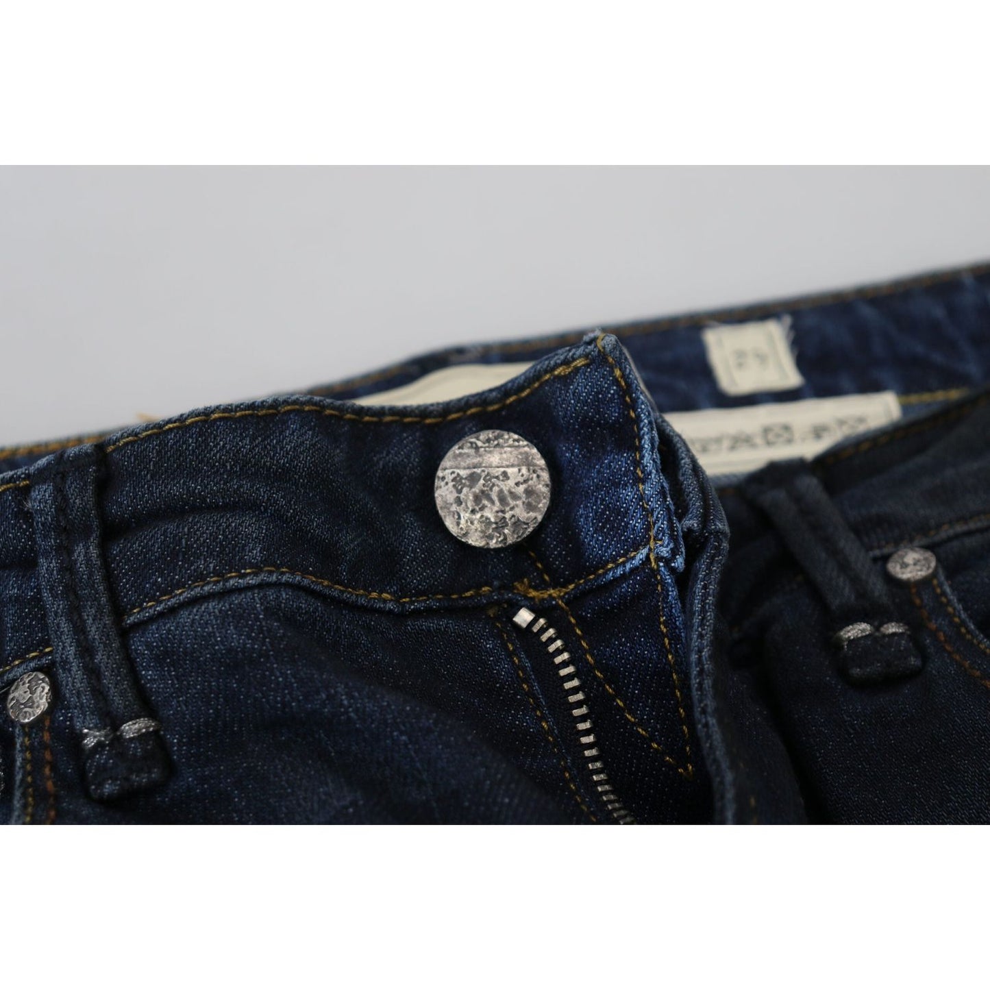 Acht Chic Low Waist Denim Skinny Jeans Acht Black