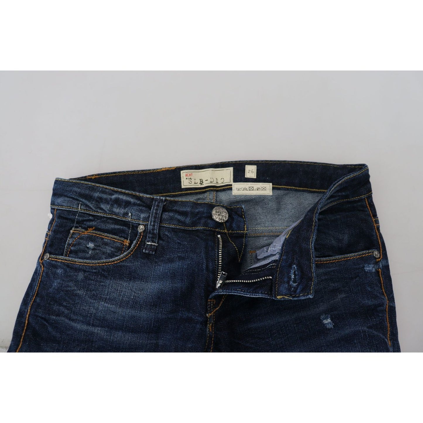 Acht Chic Low Waist Designer Skinny Jeans Acht Dark Slate Gray