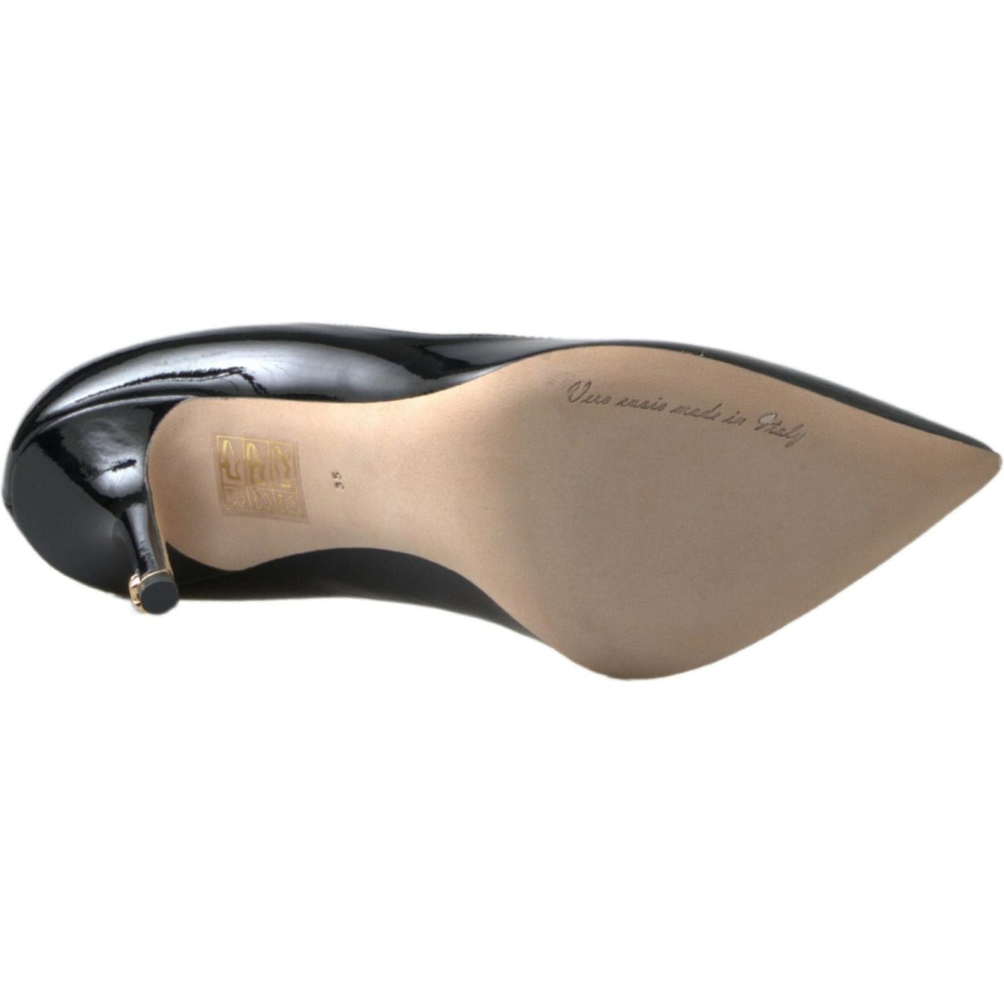 Dolce & Gabbana Elegant Patent Leather Heels Pumps Dolce & Gabbana Rosy Brown