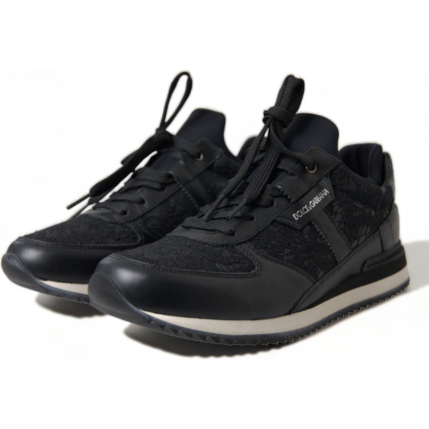 Dolce & Gabbana Elegant Black Classic Sneakers Dolce & Gabbana Dark Slate Gray