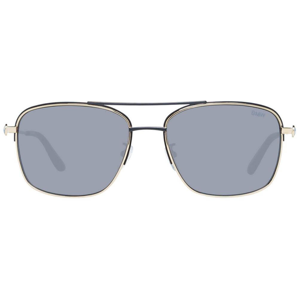 BMW Gold Men Sunglasses BMW Dark Gray