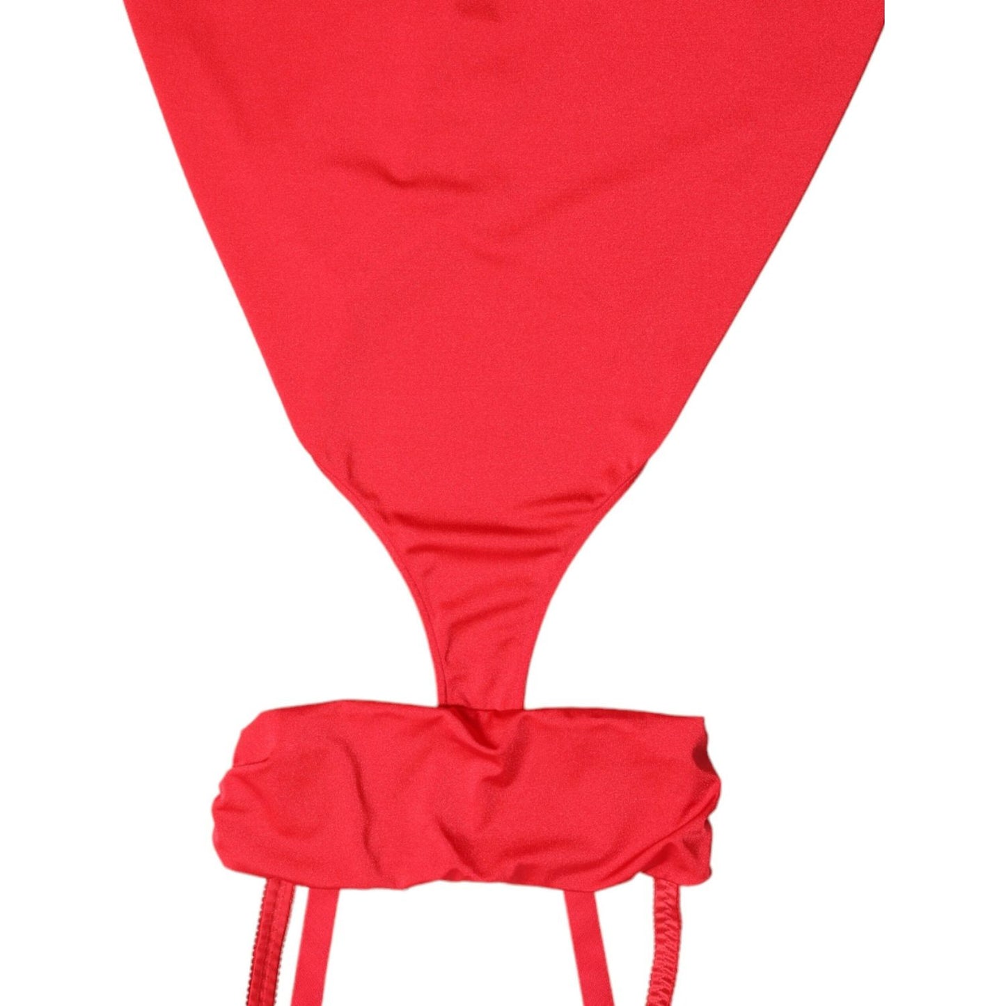 Dolce & Gabbana Exquisite Red Cut Out Bodycon Mini Dress Dolce & Gabbana Tomato