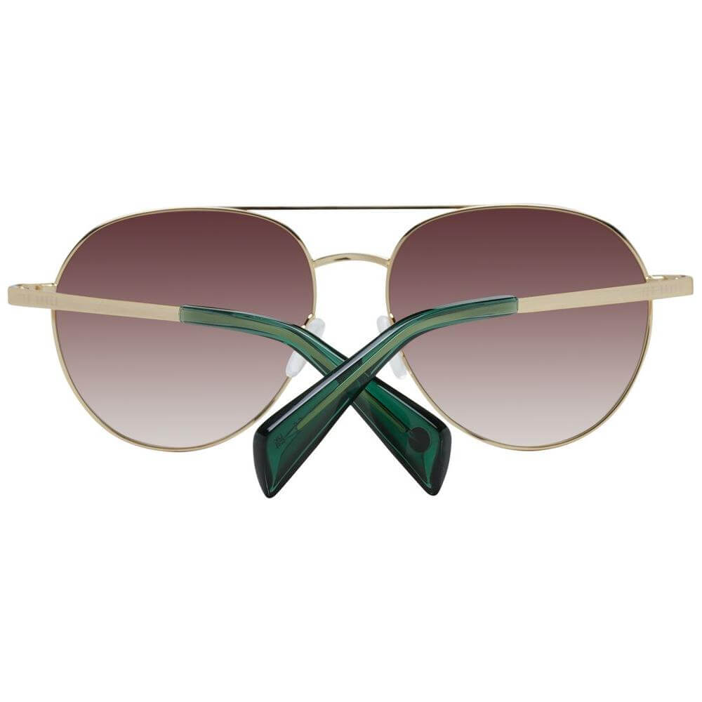 Ted Baker Gold Men Sunglasses Ted Baker Rosy Brown