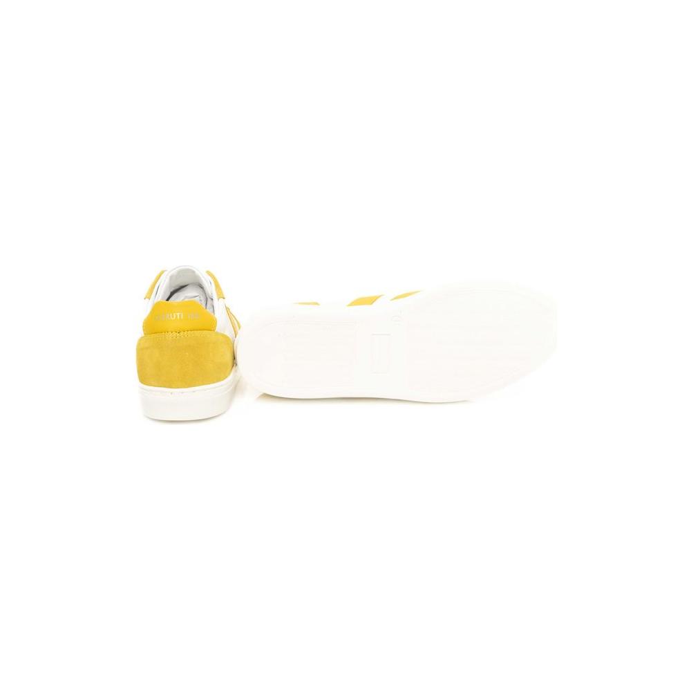 Cerruti 1881 Yellow Cowhide Men Sneaker Cerruti 1881 Sandy Brown