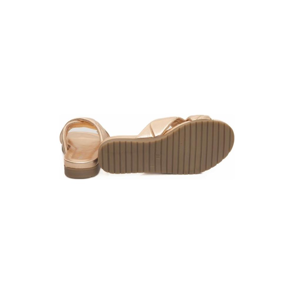 Cerruti 1881 Beige Sheepskin Women Sandal Cerruti 1881 Dim Gray
