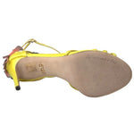 Dolce & Gabbana Yellow Butterfly Applique Sandals Shoes LA10351-37