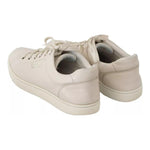 Dolce & Gabbana White Casual Leather Logo Men Sneakers Shoes MV4725-44.5