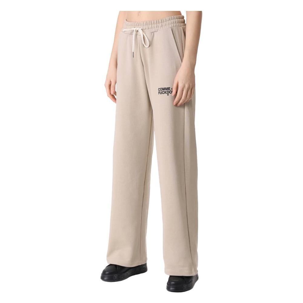 Comme Des Fuckdown Beige Cotton Jeans & Pant Comme Des Fuckdown Gray