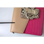 Dolce & Gabbana Multicolor Leather LUCIA Shoulder Bag BAG1383