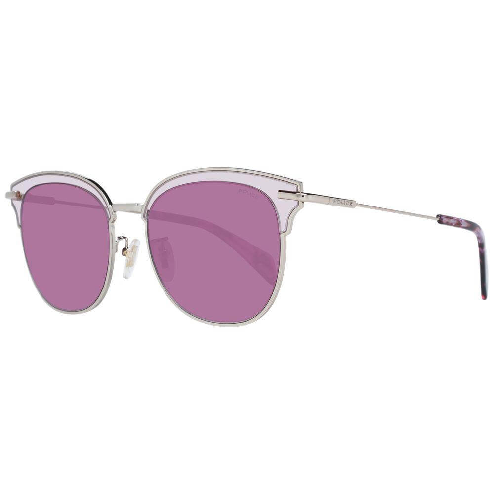 Police Burgundy Butterfly Women Sunglasses with gradient lenses and metal-plastic frame. UVA & UVB protection. Size 53-19-140 mm.