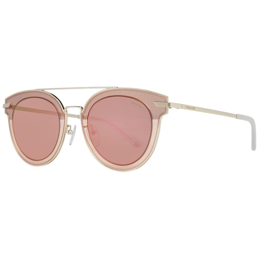 Police Rose Gold Men Sunglasses Police Rosy Brown