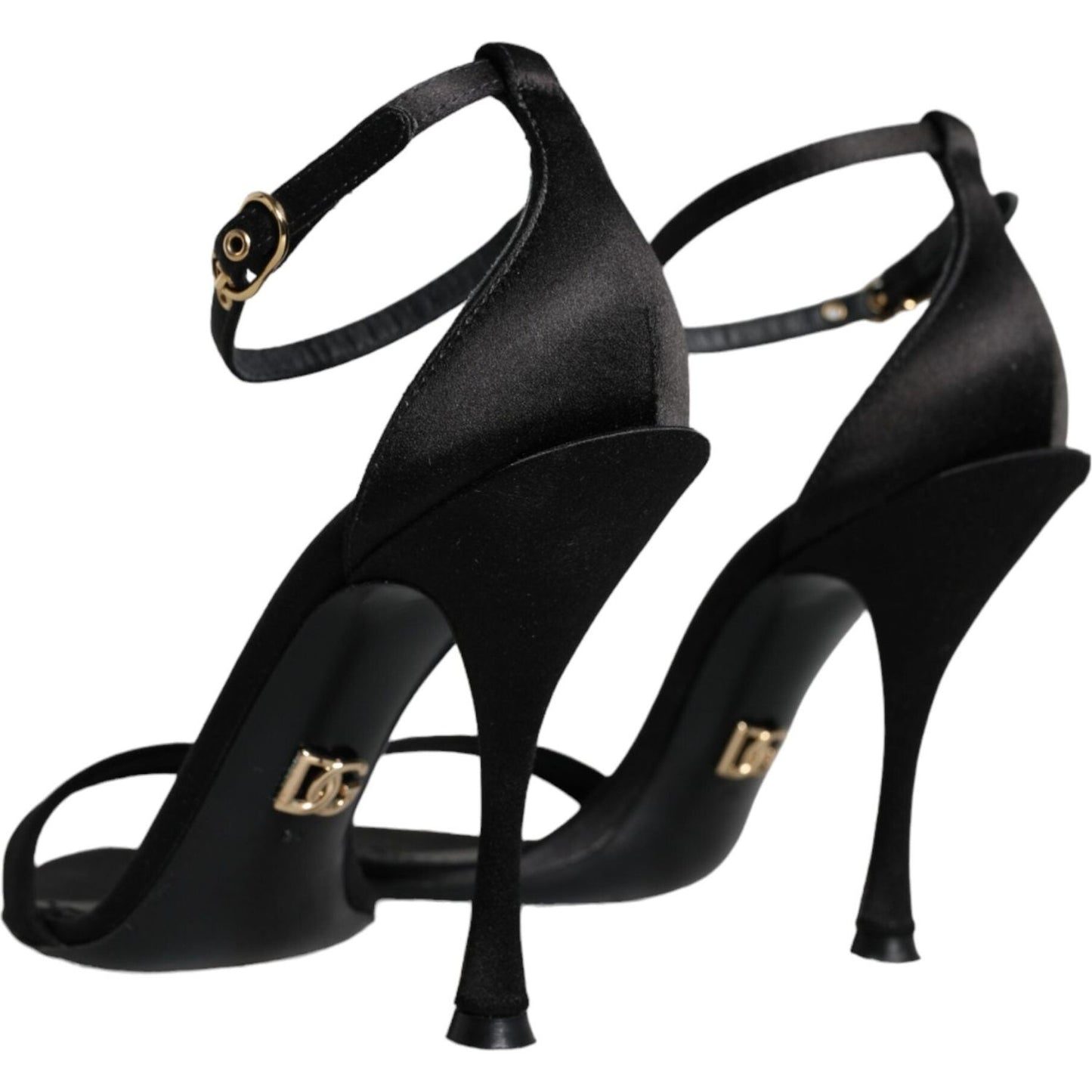 Dolce & Gabbana Black KEIRA Heels Ankle Strap Sandals Shoes Dolce & Gabbana Black