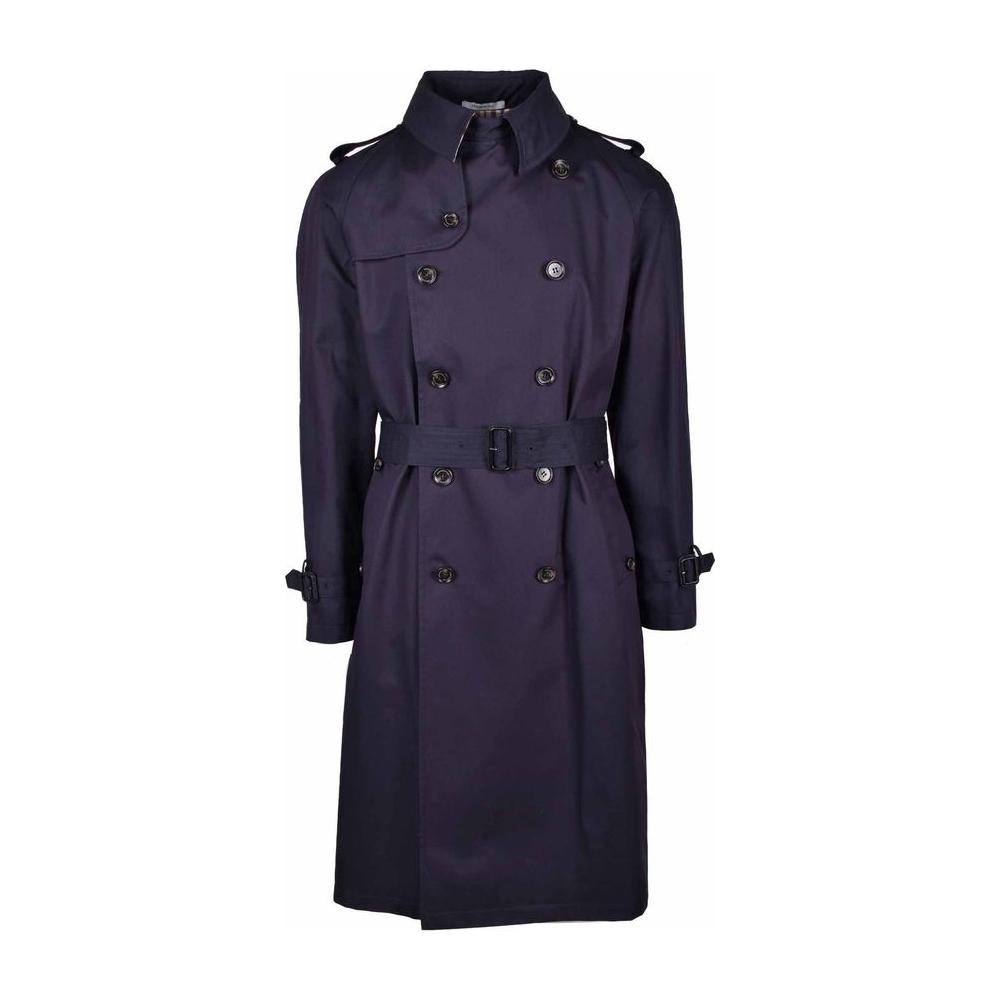 Aquascutum Blue Cotton Jacket Aquascutum Dark Slate Gray