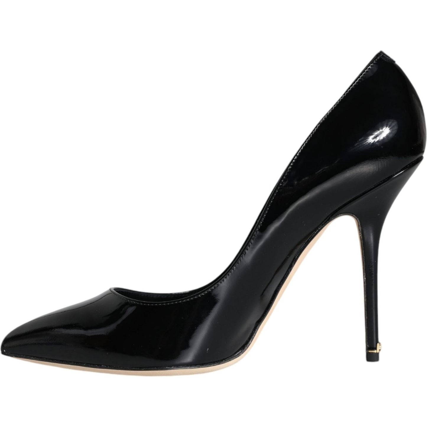 Dolce & Gabbana Black Patent Leather Bellucci Pumps Heels Shoes Dolce & Gabbana Black