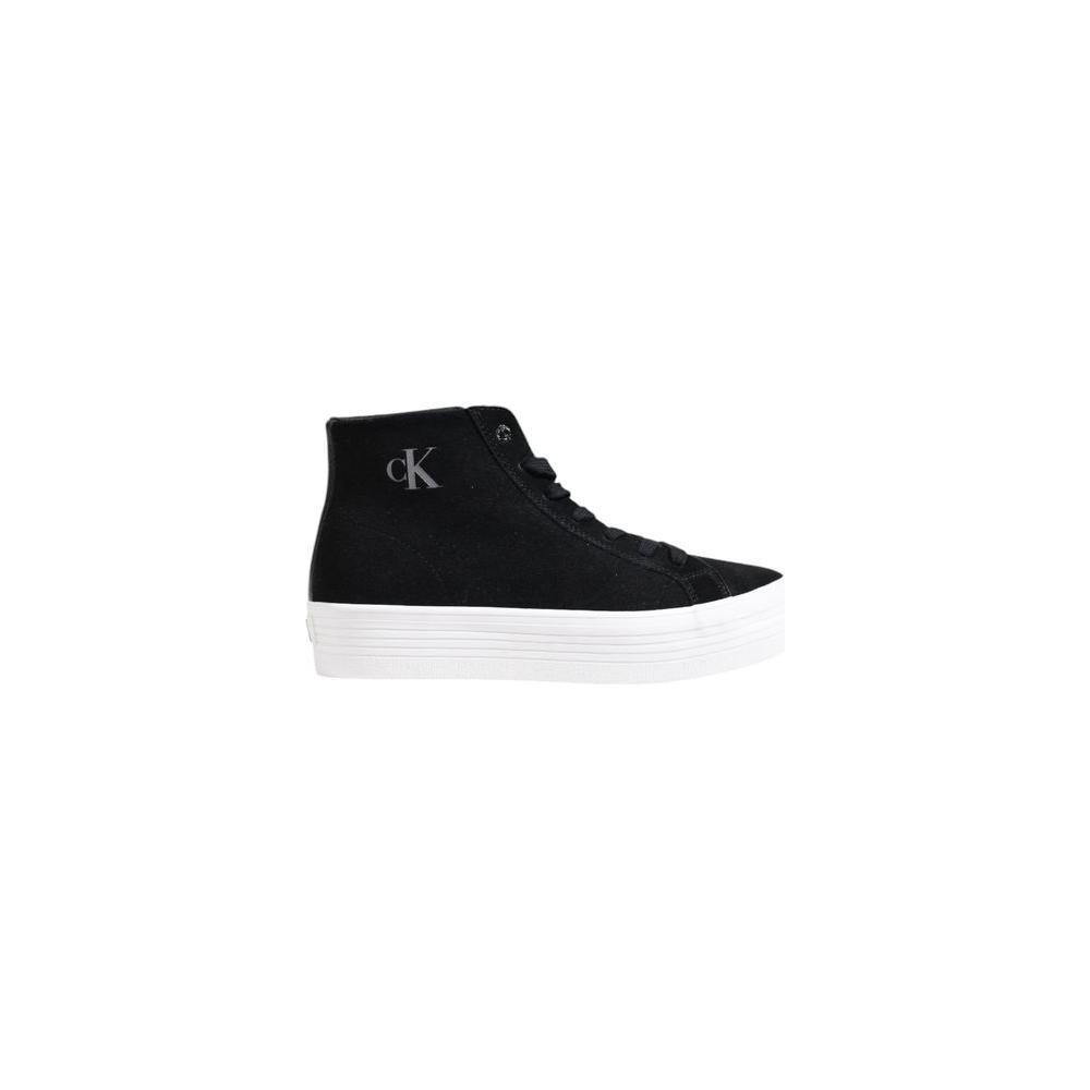 Calvin Klein Jeans Black Suede Leather Sneaker Calvin Klein Jeans Black
