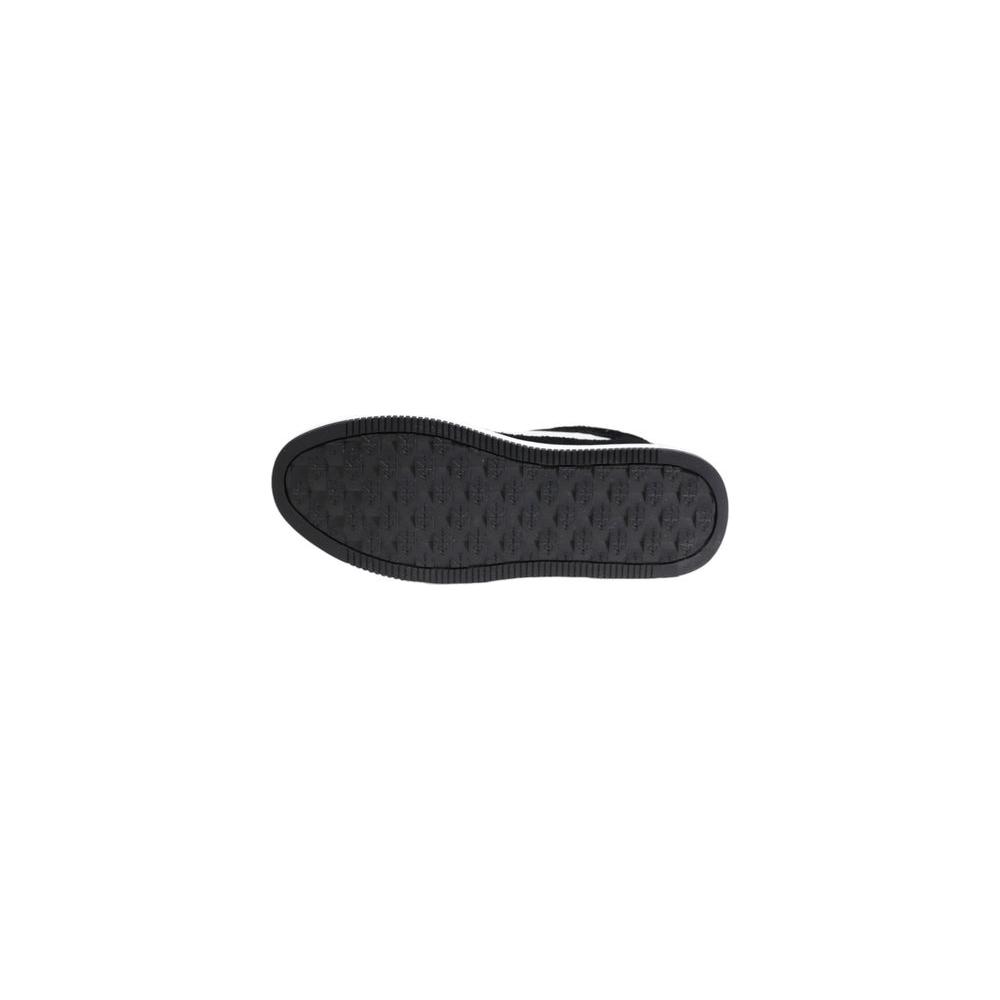 Calvin Klein Black Leather Sneaker Calvin Klein Dark Slate Gray