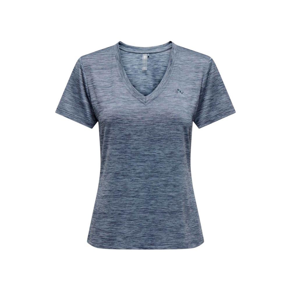 Only Blue Recycled Polyester Tops & T-Shirt Only Slate Gray