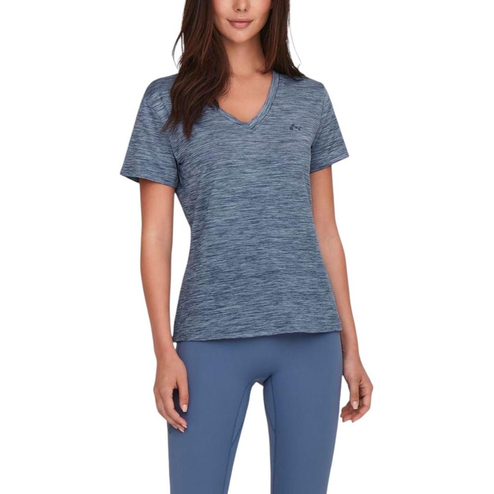Only Blue Recycled Polyester Tops & T-Shirt Only Dim Gray