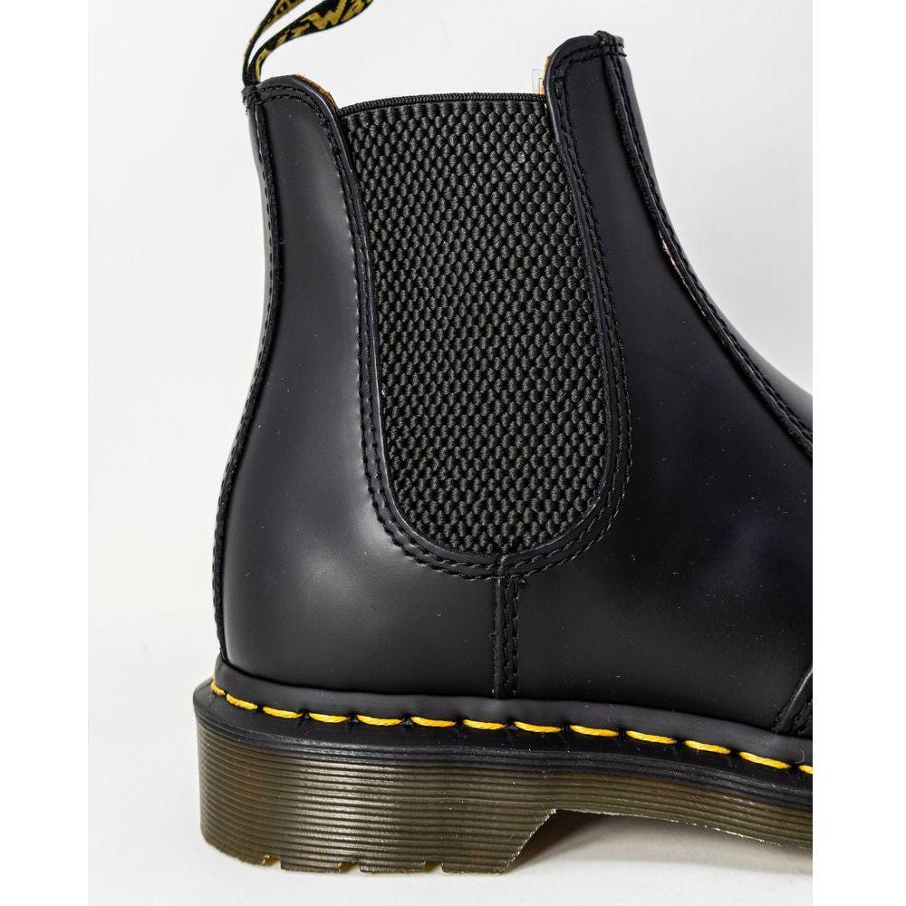Dr. Martens Black Leather Boot Dr. Martens White Smoke