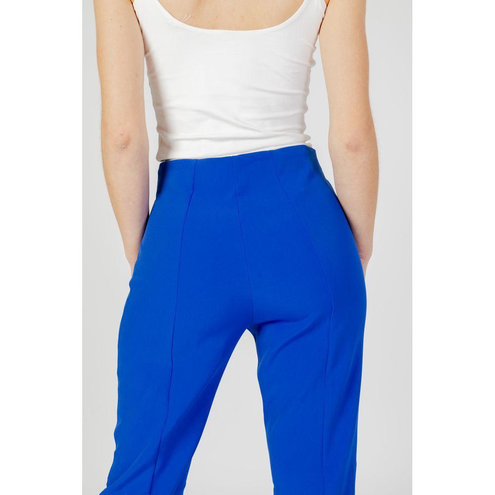 Only Blue Recycled Polyester Jeans & Pant Only Light Gray