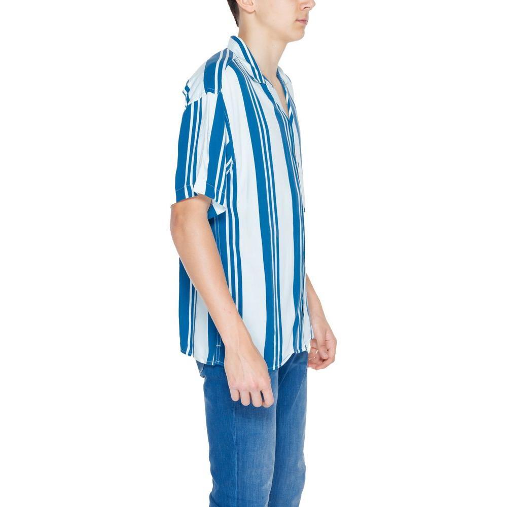 Jack Jones Blue Viscose Shortsleeve JA-13396000132-IT44 | S