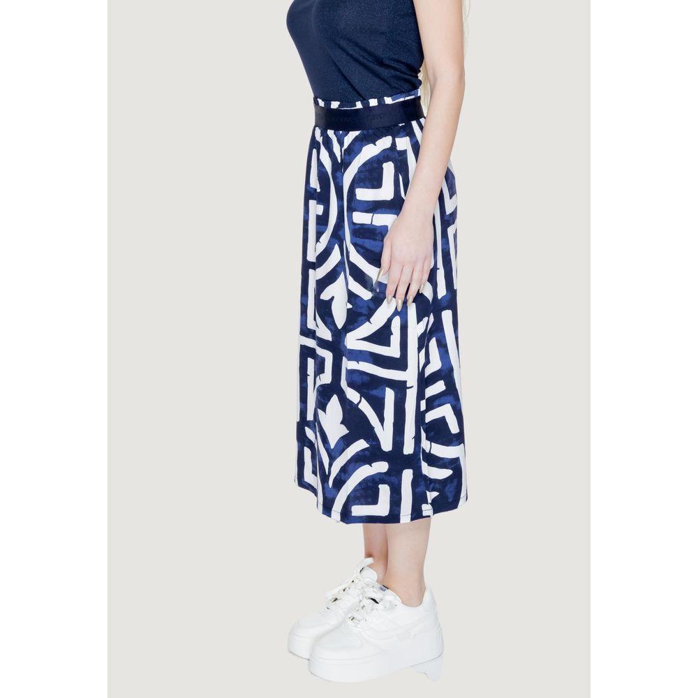 Street One Blue Viscose Skirt Street One Lavender