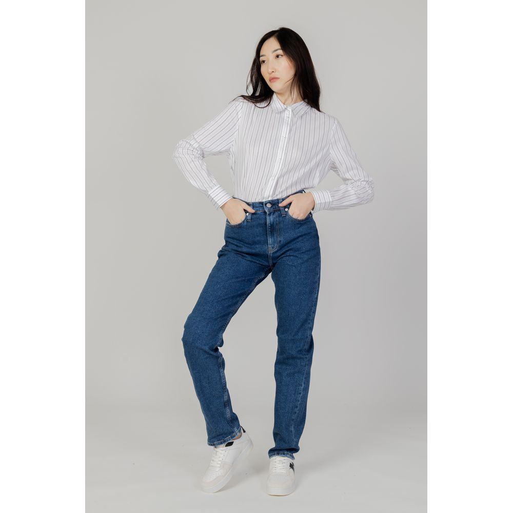 Calvin Klein Jeans Blue Cotton Jeans & Pant Calvin Klein Jeans Gray