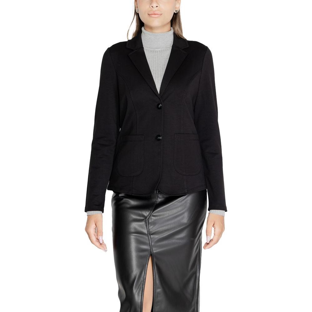 Street One Black Viscose Suits & Blazer Street One Black