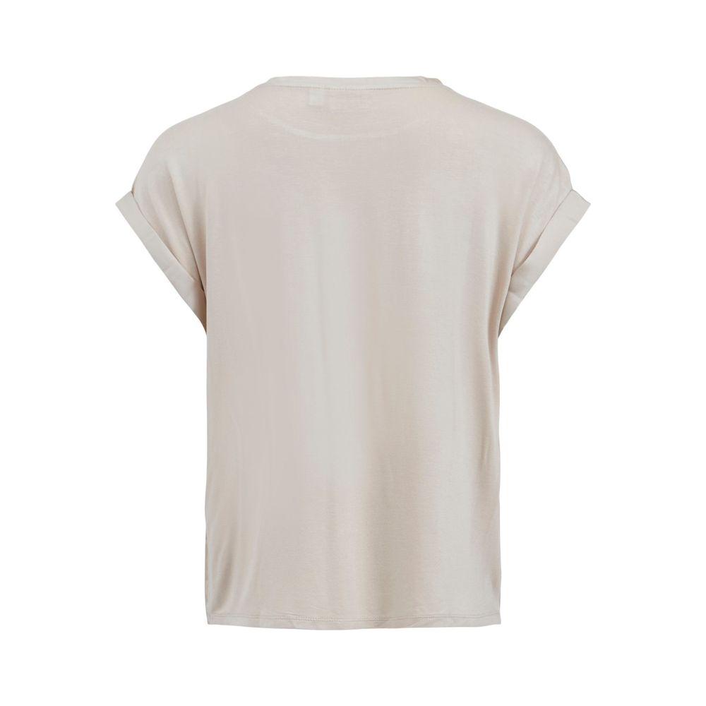Vila Clothes Gold Cotton Tops & T-Shirt Vila Clothes Gray