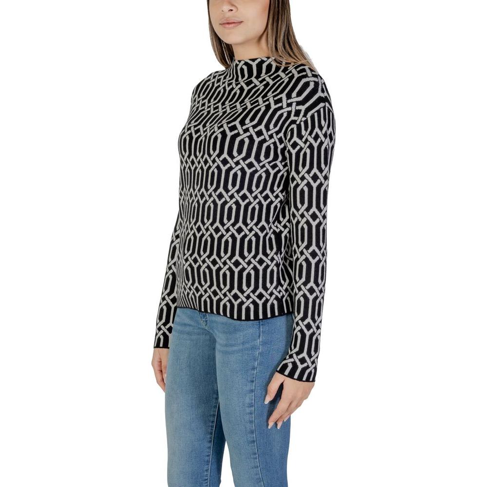 Street One Black Viscose Sweater Street One Dark Slate Gray