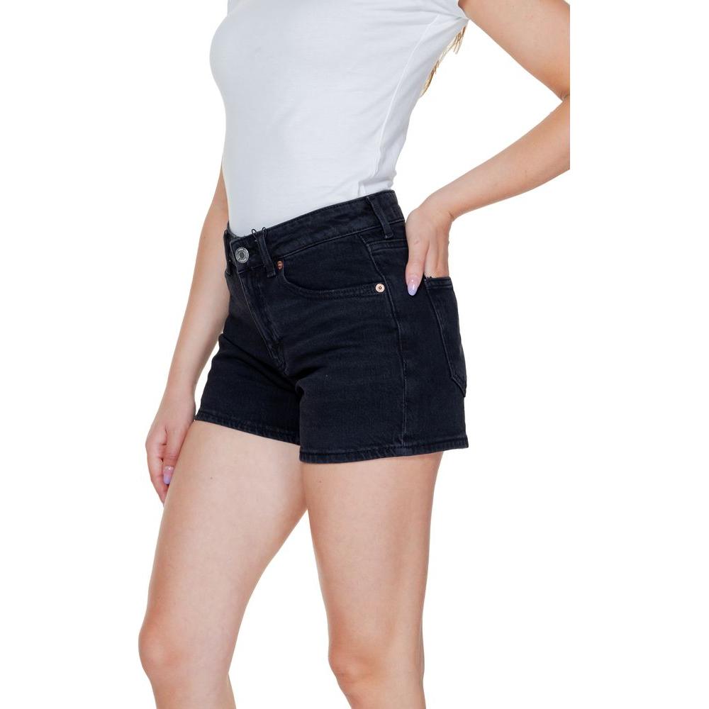 Vero Moda Black Cotton Short Vero Moda Black