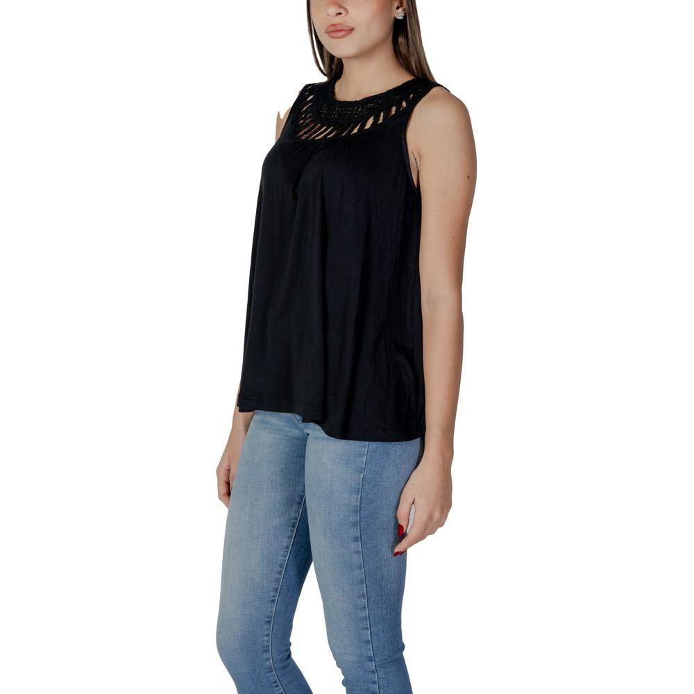 B.Young Black Viscose Tops & T-Shirt B.Young Rosy Brown