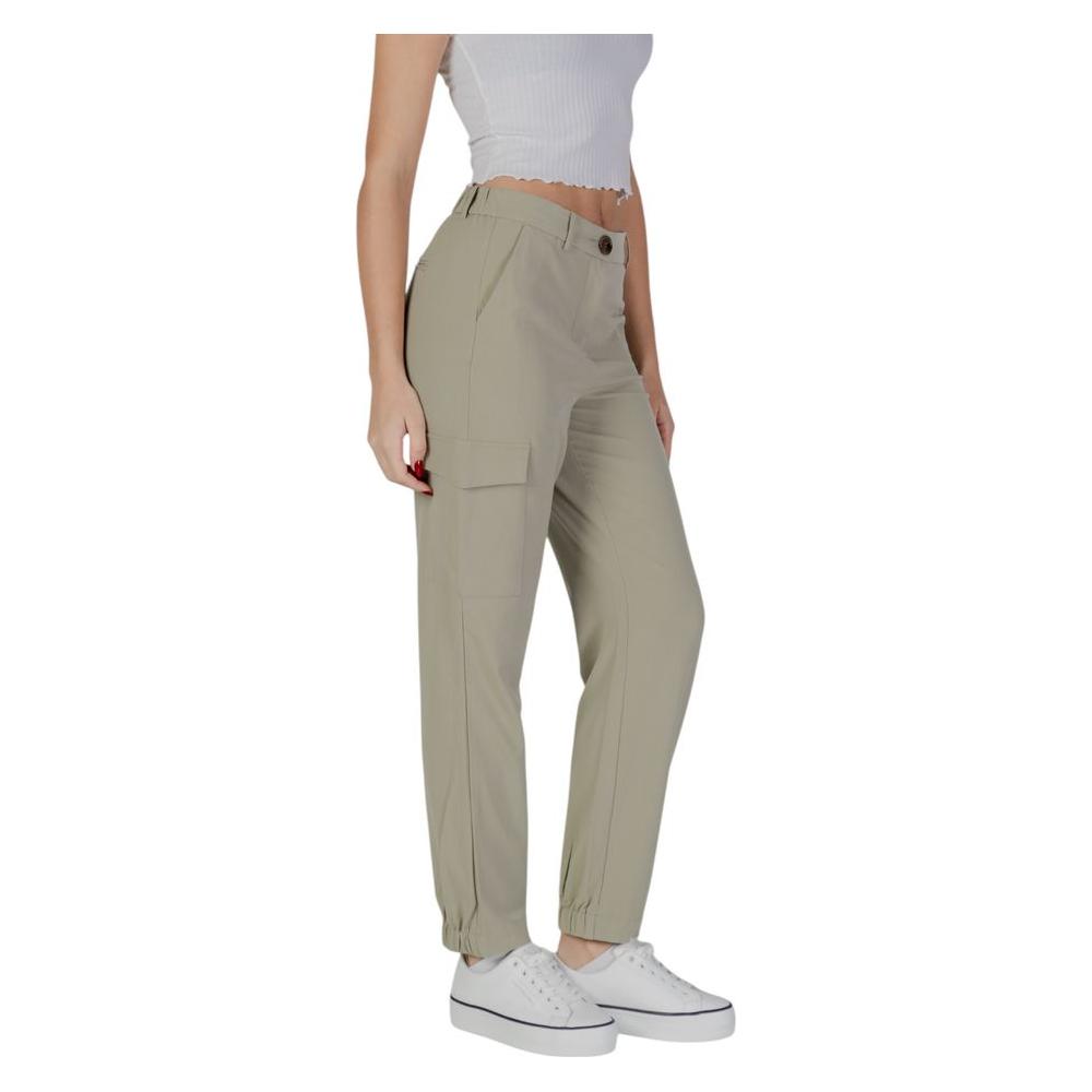 B.Young Green Polyester Jeans & Pant B.Young Rosy Brown