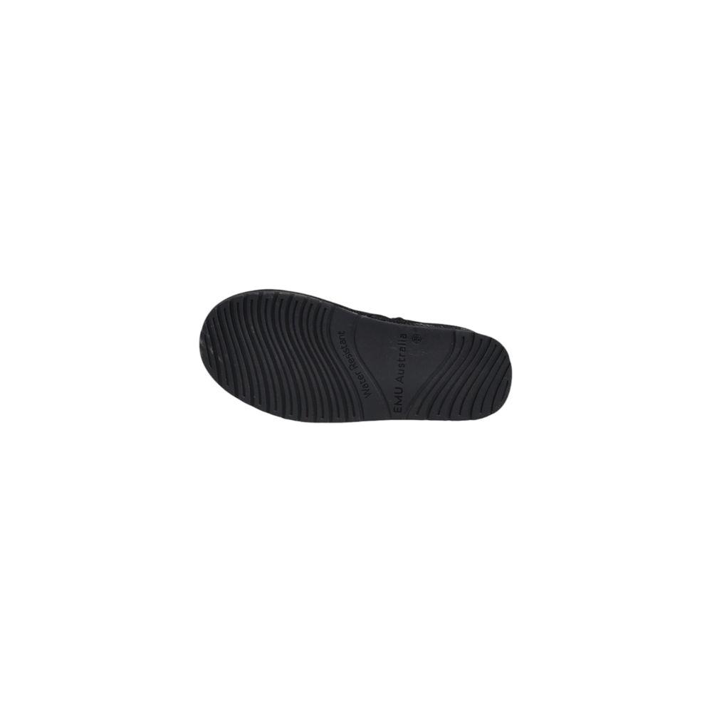 EMU Australia Black Leather Boot EMU Australia Dark Slate Gray