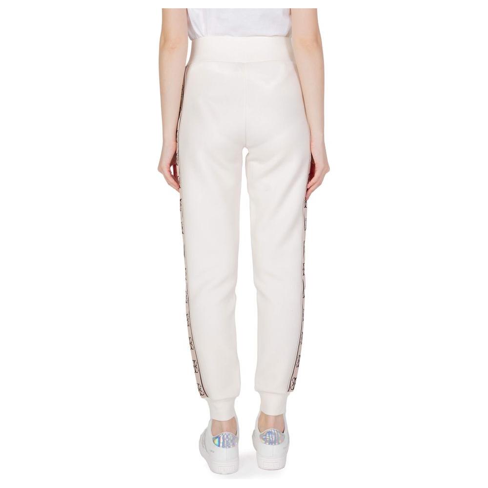 Guess Active Cream Cotton Jeans & Pant Guess Active Light Gray