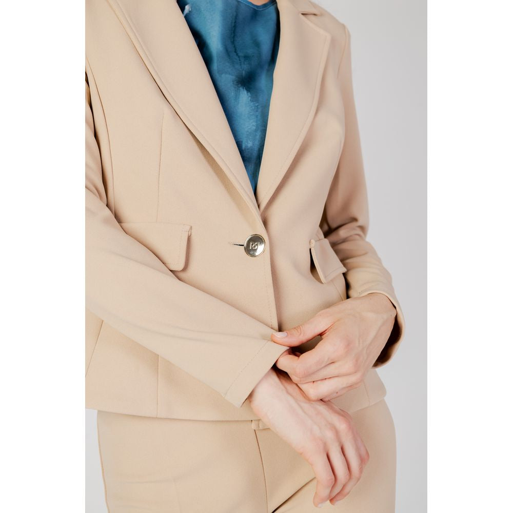 Rinascimento Beige Polyester Suits & Blazer Rinascimento Gray