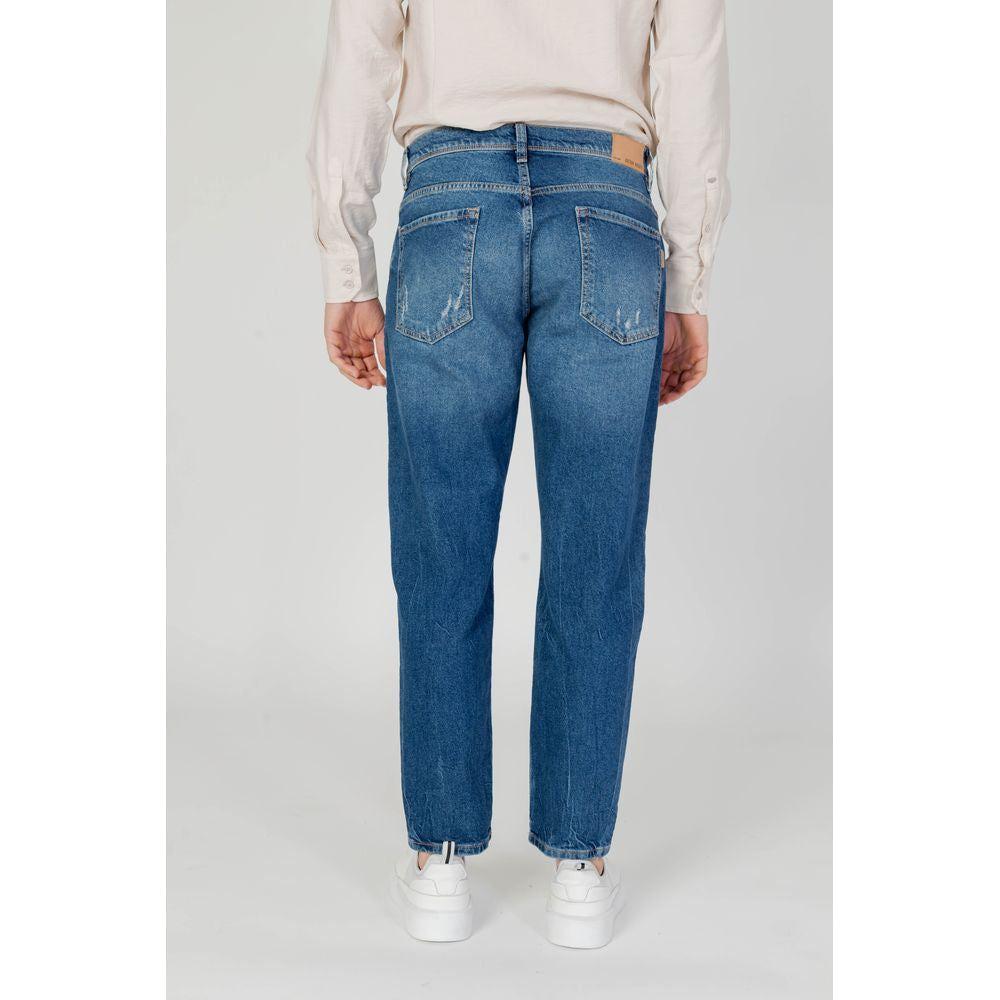 Antony Morato Blue Cotton Jeans & Pant Antony Morato Light Gray