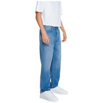 Replay Blue Cotton Relaxed Fit Jean RE-14826200176-W32 | L32