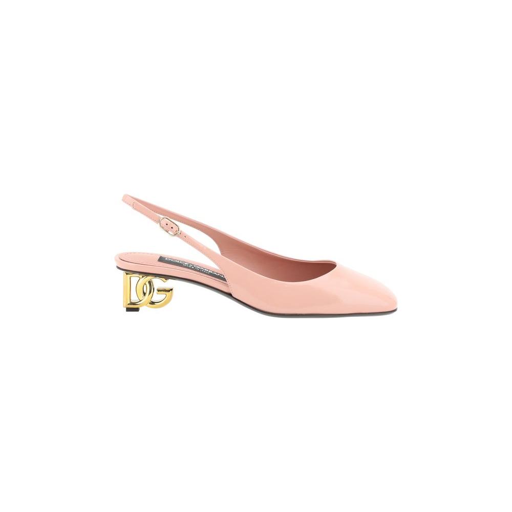 Dolce & Gabbana Slingback Pumps Dolce & Gabbana Peach Puff