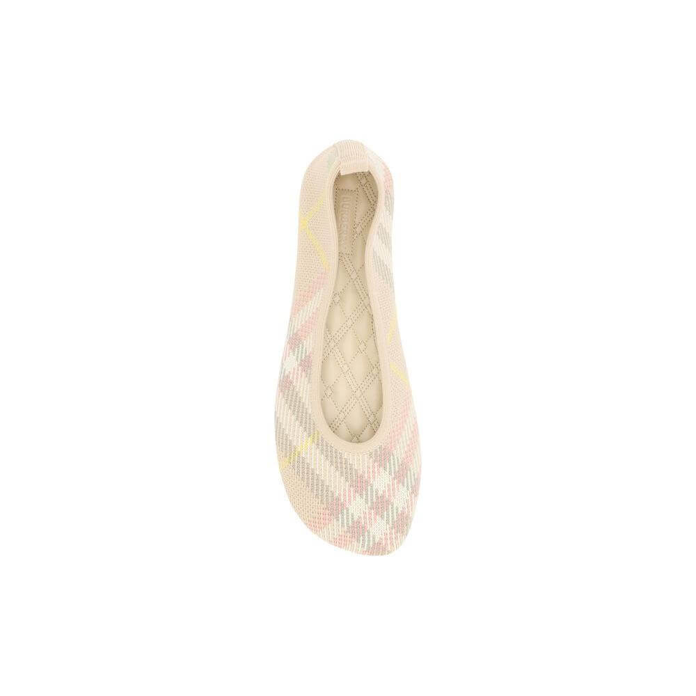 Burberry Archivio Check Ballerinas Burberry Wheat