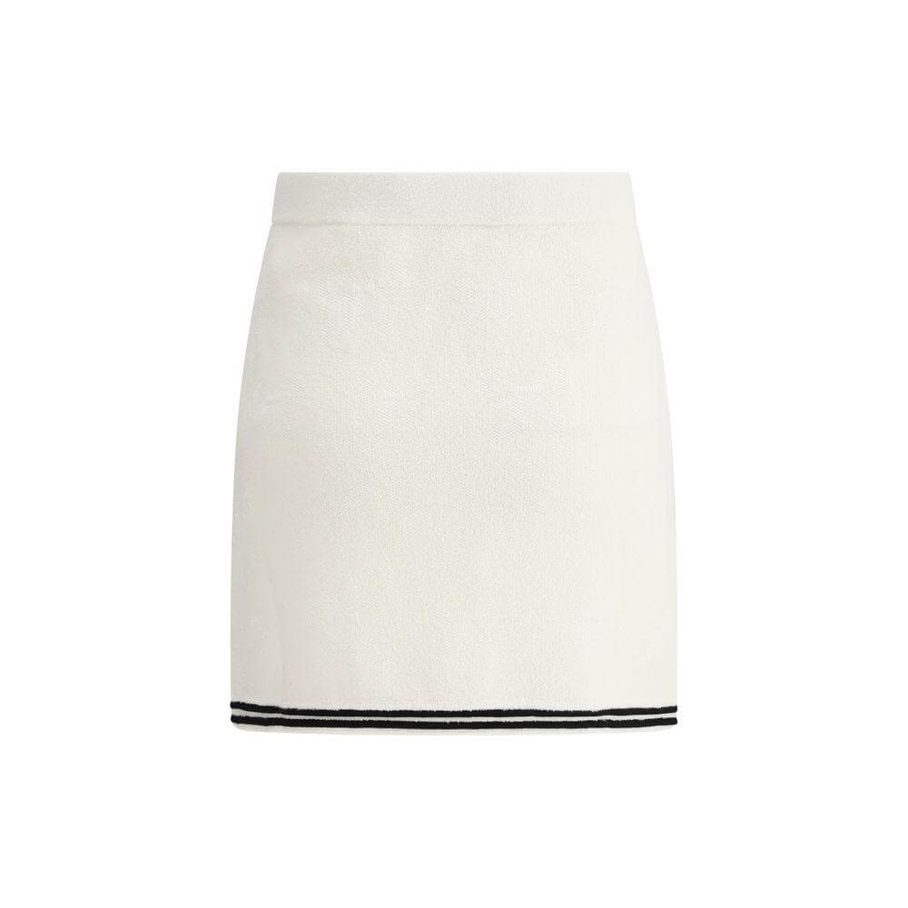 Self-Portrait Midi Skirt Self-Portrait Antique White
