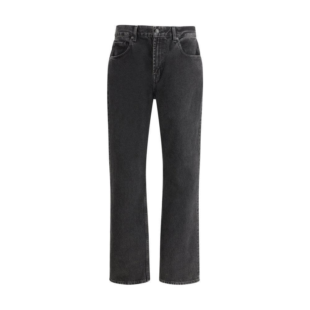 7FOR Koto Cotton Jeans - Straight, Versatile, Five-Pocket Design with Monochrome Pattern for Modern Look