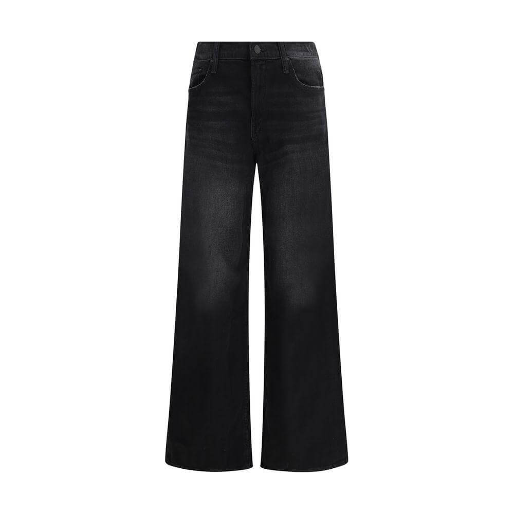 Mother Denim The Spinner Zip Sneak Jeans Mother Denim Black