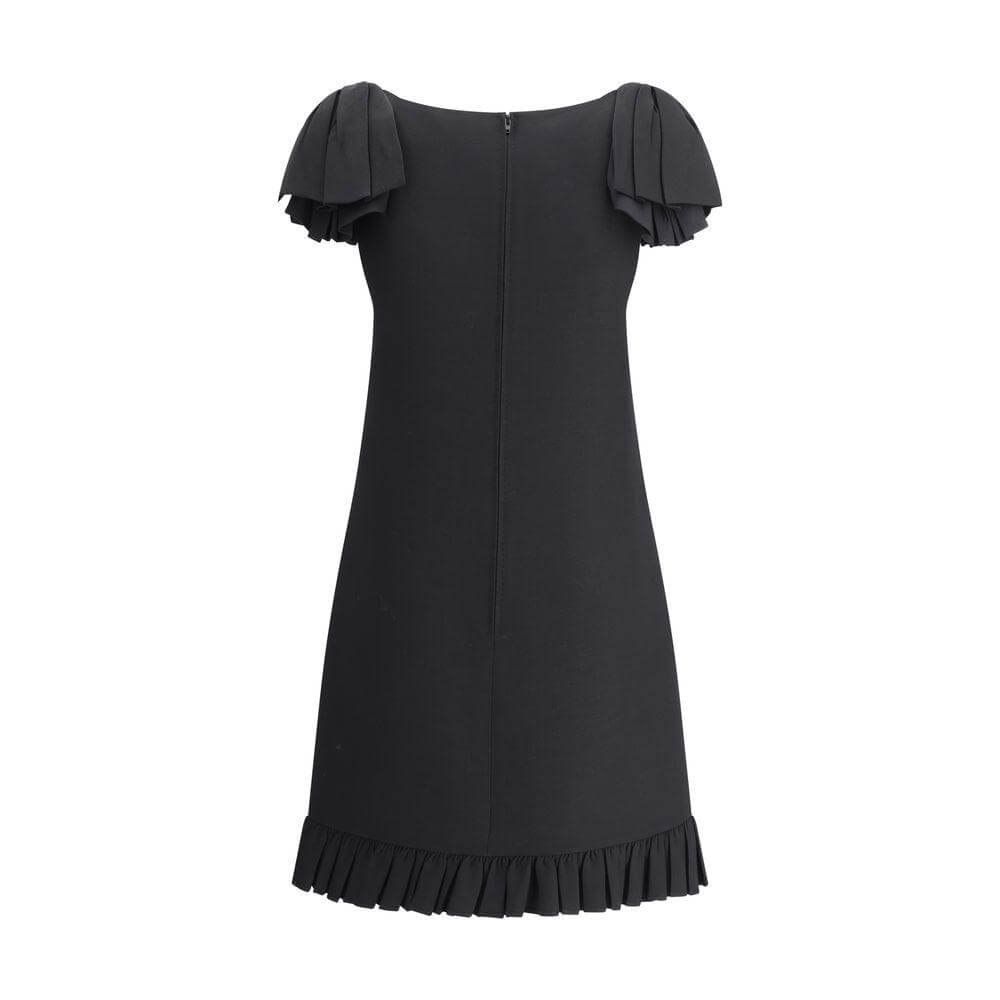 Valentino Mini Dress with bows Valentino Dark Slate Gray