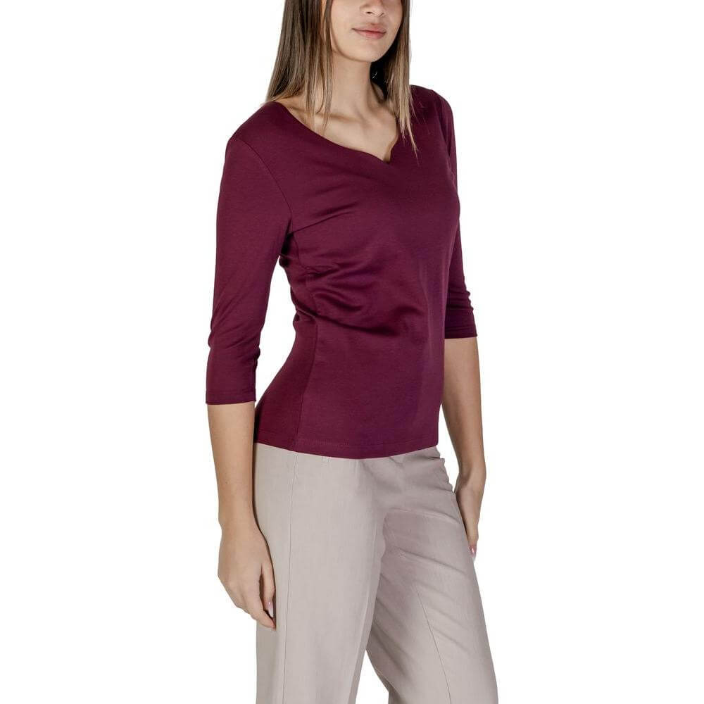 Street One Purple Cotton Tops & T-Shirt