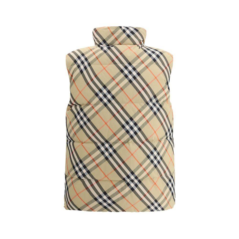 Burberry Reversible Down Vest Burberry Rosy Brown